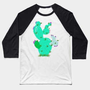 PRICKLY PASTEL CACTUS Baseball T-Shirt